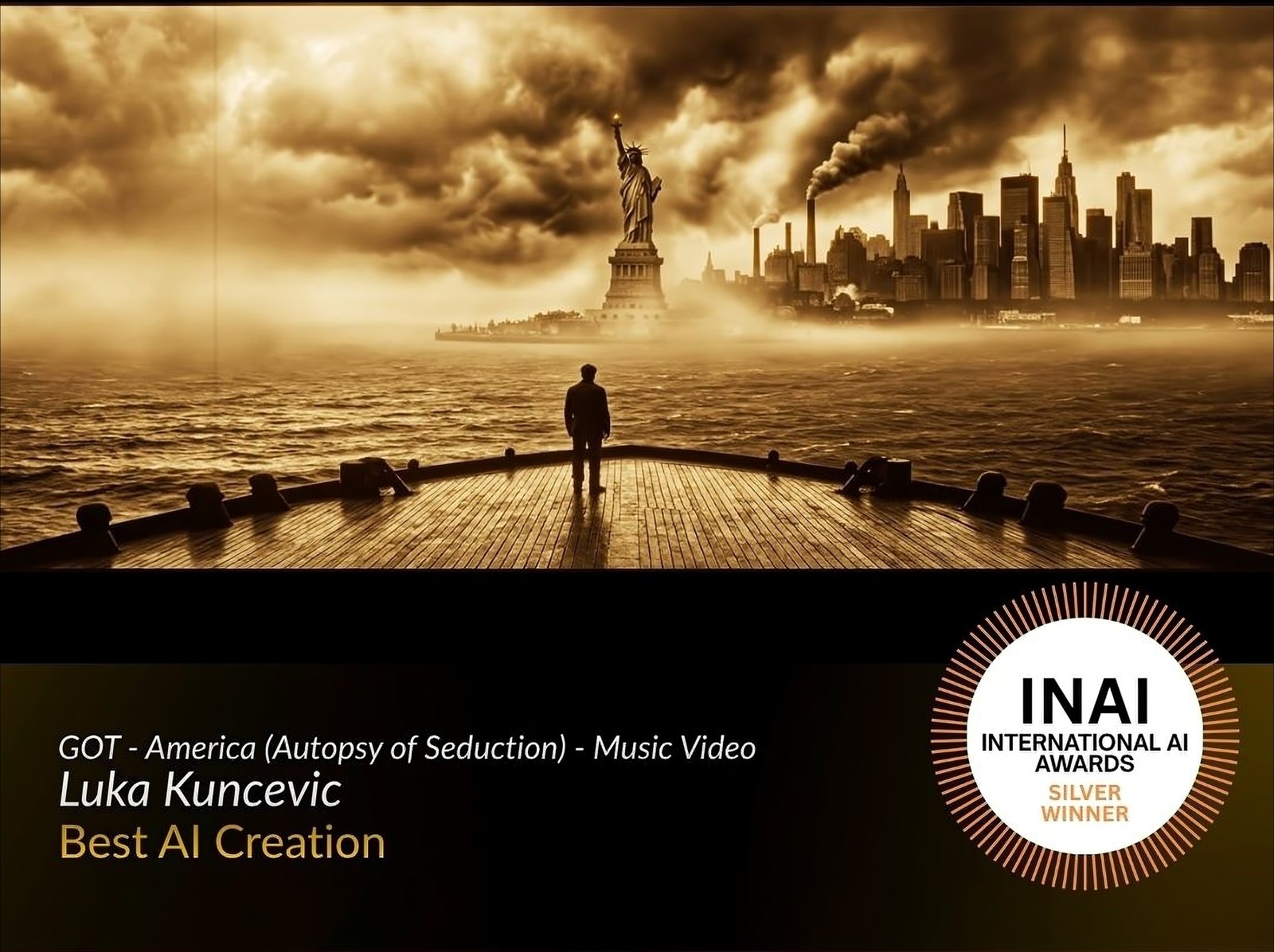 GOT the band — Silver Winner, International AI Awards 2026, Pop Rock HR